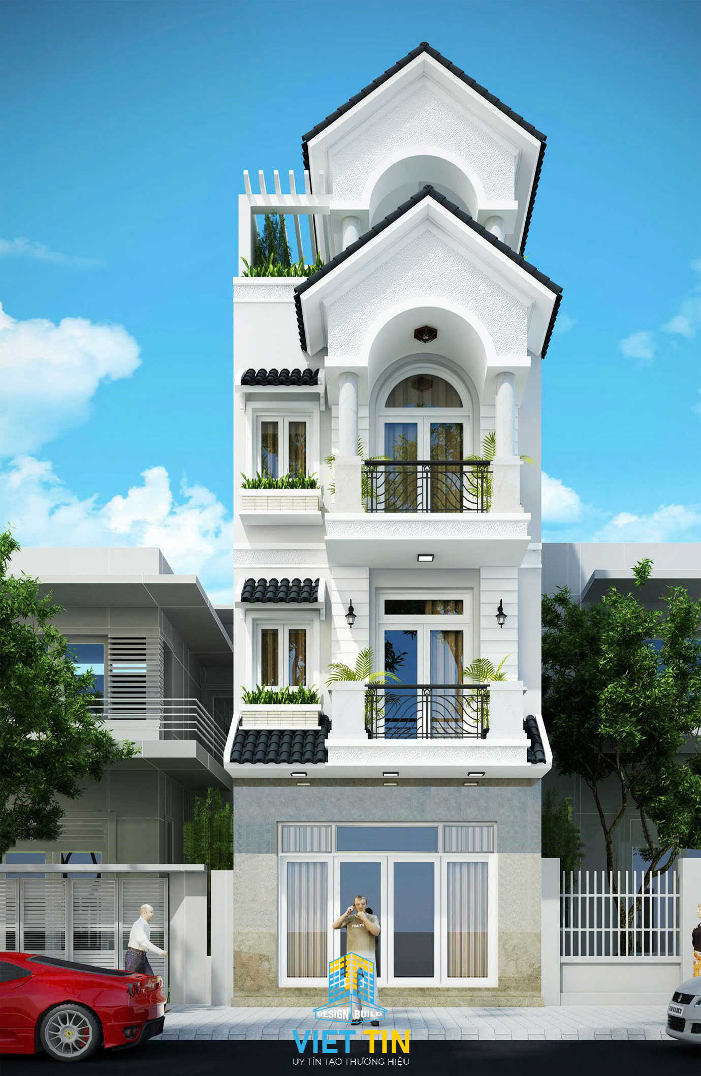 THIET KE XAY DUNG VA NOI THAT NHA PHO TCD 1
