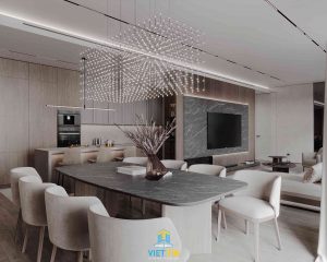 5+ Mẫu Thiết Kế Nội Thất Căn Hộ Celadon City Đẹp, thiết kế nội thất centery celadon city - THIẾT KẾ NỘI THẤT CĂN HỘ DUPLEX CENTERY CELADON CITY 120.7M2