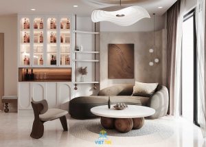 5+ Mẫu Thiết Kế Nội Thất Căn Hộ Celadon City Đẹp, thiết kế nội thất centery celadon city - THIẾT KẾ NỘI THẤT CĂN HỘ DUPLEX CENTERY CELADON CITY 120.7M2 - thiết kế nội thất căn hộ celadon city