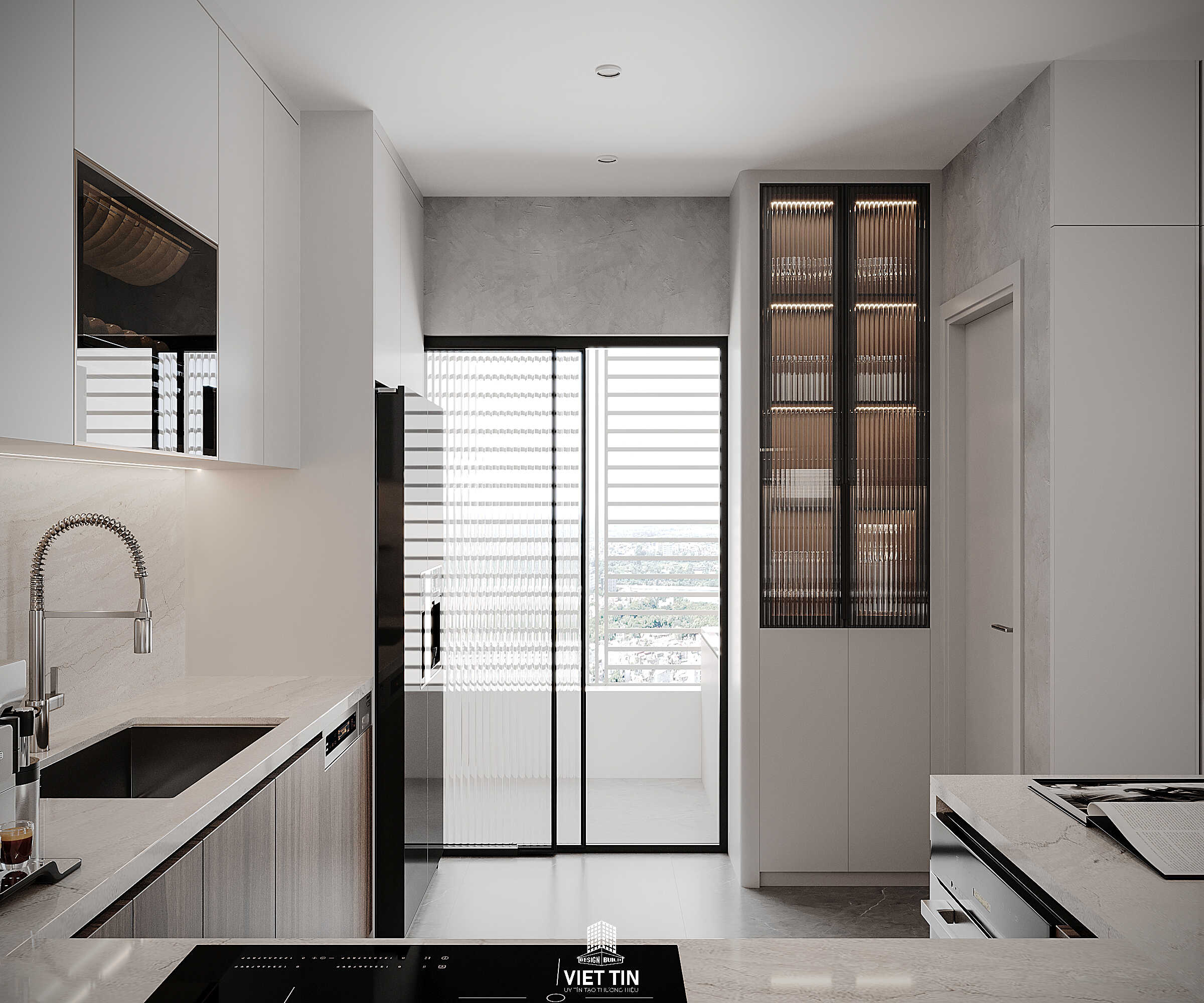 5+ Mẫu Thiết Kế Nội Thất Căn Hộ Celadon City Đẹp, thiết kế nội thất centery celadon city - THIẾT KẾ NỘI THẤT CĂN HỘ DUPLEX CENTERY CELADON CITY 120.7M2