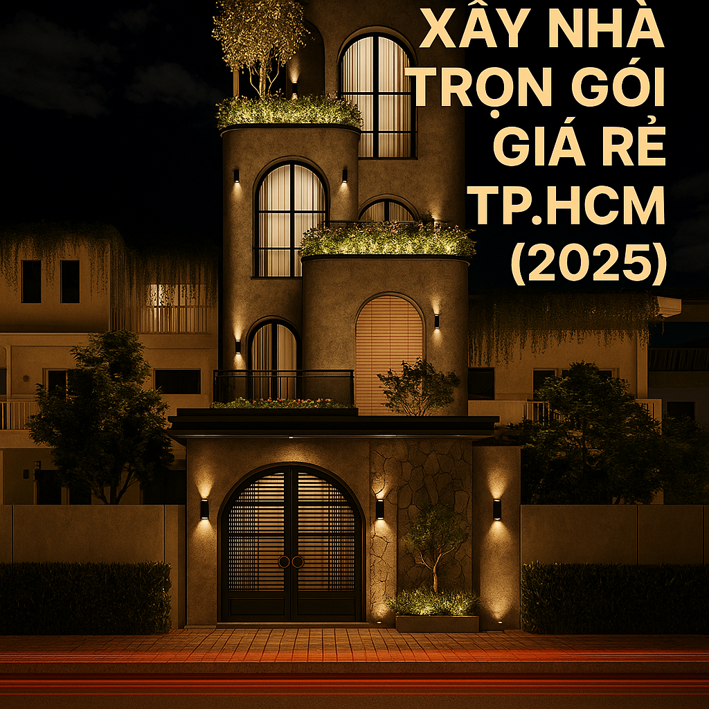 Xây Nhà Trọn Gói Giá Rẻ HCM Bảng giá tham khảo xây nhà trọn gói giá rẻ TP.HCM (2025)