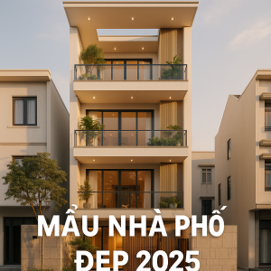 mẫu nhà phố đẹp 2025