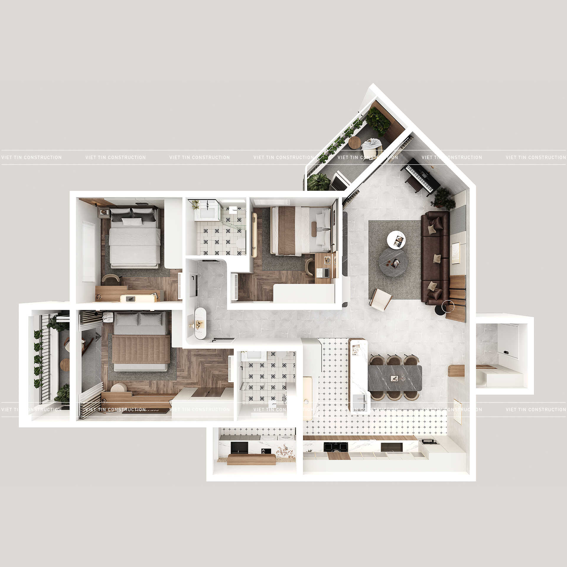 NOI THAT CAN HO GREEN VIEW PHU MY HUNG 3