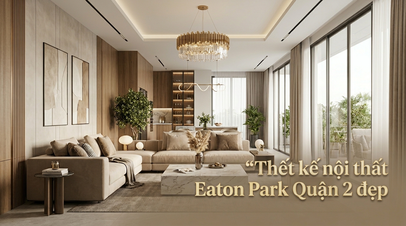 Thiết kế nội thất Eaton Park Quận 2 đẹp