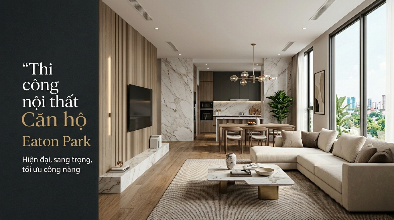 thi công nội thất căn hộ Eaton Park